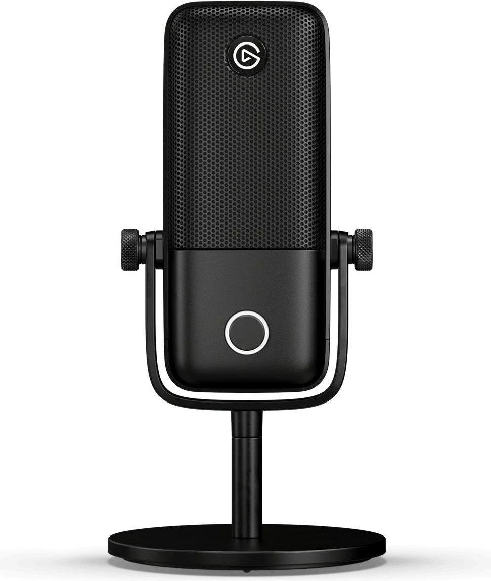 Elgato Wave:1 Microfono Usb a Condensatore e Soluzione di Mixaggio Digitale Tecnologia Anti-Clipping Disattivazione Audio Tattile Streaming e Podcasting