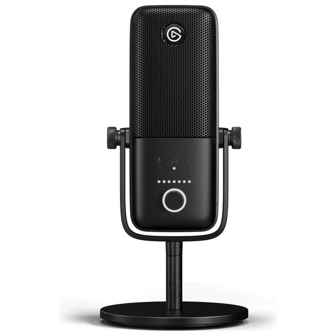 Elgato Wave:3 Microfono Usb a Condensatore e Soluzione di Mixaggio Digitale Tecnologia Anti-Clipping Disattivazione Audio Capacitiva Streaming e Podcasting