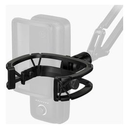 Wave Shock Mount Ottimo Isolamento da Rumori di Vibrazioni Corpo in Acciaio con Sospensione Elastica Rinforzata Realizzato su Misura per Microfoni Wave