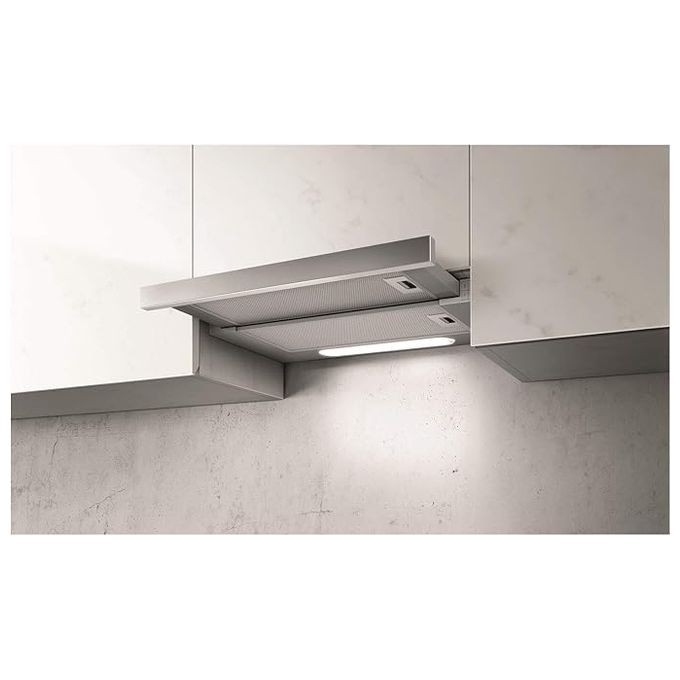 Elica ELITE14 LUX GRIX/A/60 PRF0037989B Cappa da Incasso Classe energetica D 3 Velocita' Aspirante o Filtrante 60 cm Acciaio Inox