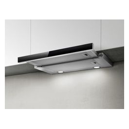 Elica ELITE26 IX/A/90 Cappa da Incasso Nero, Inox 900 m³/h Classe C