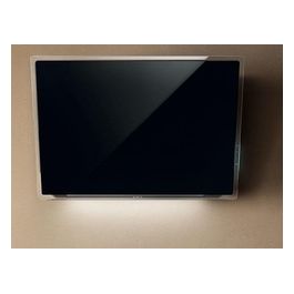ELLE BL/F/80 Cappa parete cm. 80 670 m3/h Classe A vetro nero