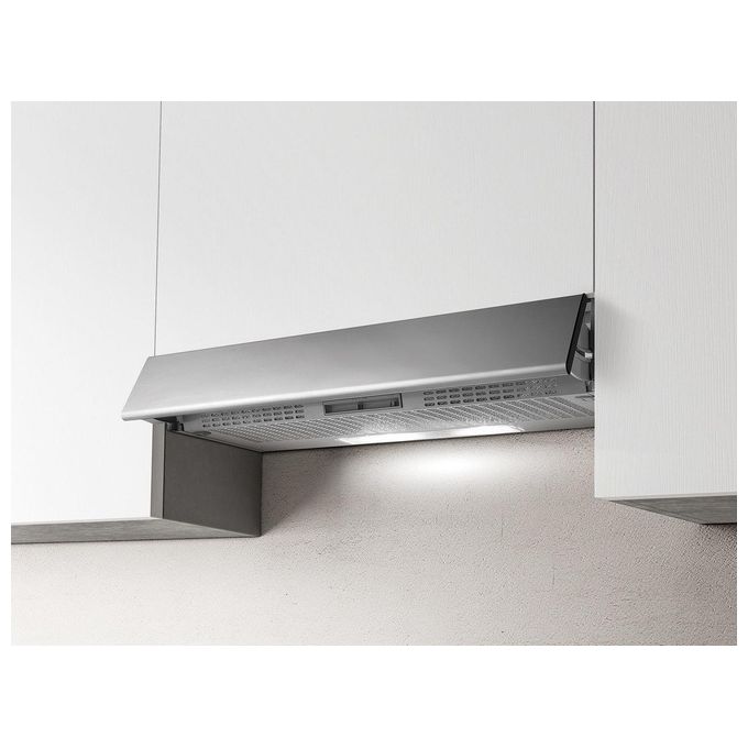 Elica ESTRAIBILE GR-F-60 PRF0154623 Cappa a Incasso Estraibile Classe energetica D 3 Velocita' Filtrante 60 cm Silver