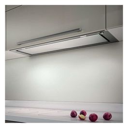 FILO IX/A/120 Cappa ad incasso Sottopensile da 120 cm. inox con vetro bianco Classe D