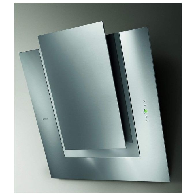 Elica PRF0010406 ICO IX-F-80 – Cappa a parete aspirante 80 cm, 801 m³-h, Classe A, 64 dB, Controllo Chef Control, 4 velocita' (3 + intensiva), Aspirazione perimetrale, Illuminazione LED 2x2,5 W, Acciaio inox