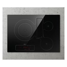 NIKOLATESLA FIT 3Z BL/A/60 Piano cottura induzione con cappa integrata cm. 60 vetro nero