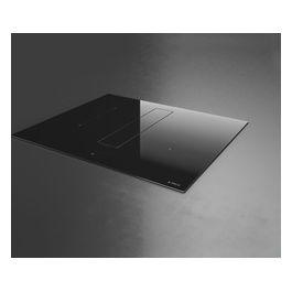NIKOLATESLA FIT BL/A/60 Piano cottura aspirante a Induzione con cappa aspirante integrata Comandi touch control 2 zone 60 cm 620 m3/h Vetro Nero PRF0167053 