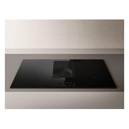 NIKOLATESLA PRIME BL/F/83 Piano cottura filtrante a Induzione con cappa integrata 4 zone 83 cm Vetro Nero + Ghisa PRF0143159