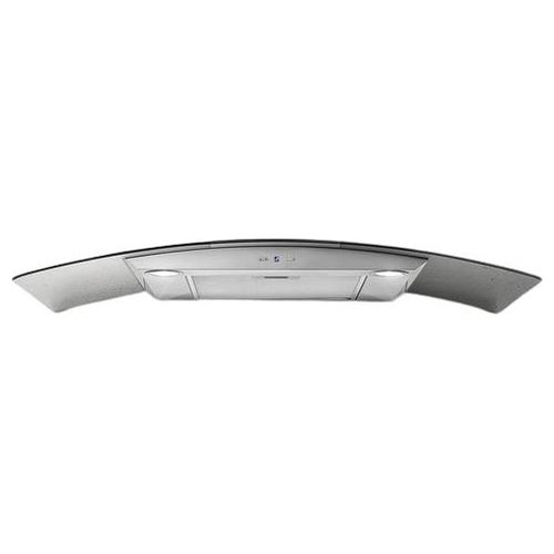 PRF0150289 REEF IX/A/60 - Cappa a parete aspirante 60 cm, 600 m³/h, Classe A, 64 dB, Controllo elettronico 3 velocità + intensiva, Filtro antigrasso in alluminio, Illuminazione LED 2x2,5 W, Acciaio inox e vetro