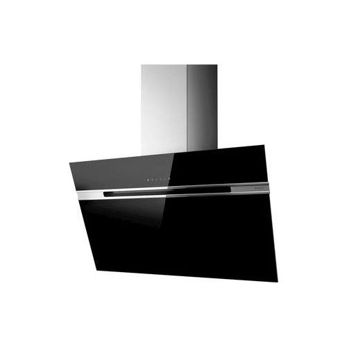 PRF0100991 STRIPE BL/A/90/LX – Cappa a parete aspirante 90 cm, 757 m³/h, Classe B, 65 dB, Controllo touch, 4 velocità (3 + intensiva), Doppia aspirazione (inferiore e frontale), Illuminazione LED, Vetro nero