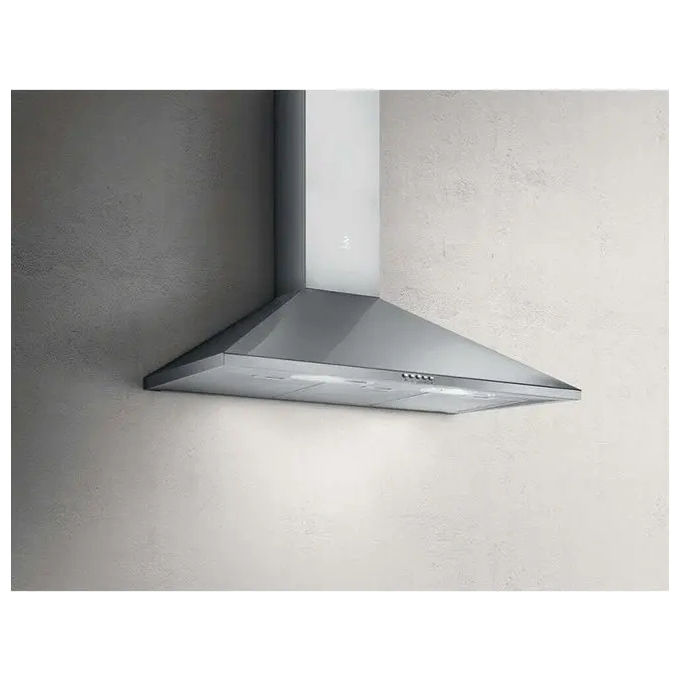 Elica PRF0051817A TAMAYA NW STD IX-F-90 – Cappa a parete aspirante 90 cm, 368 m³-h, Classe C, 65 dB, Controllo meccanico, 3 velocita', Filtro antigrasso in alluminio, Illuminazione LED 2x3 W, Acciaio inox