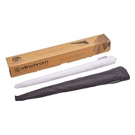 Prolinca Set Ombrello 83cm Argento/Trasparente