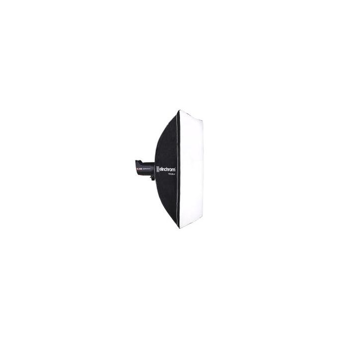 Elinchrom EL26643 Rotalux Softbox Quadrato 100x100 cm con Diffusore Interno ed Esterno Nero Argento colore Nero