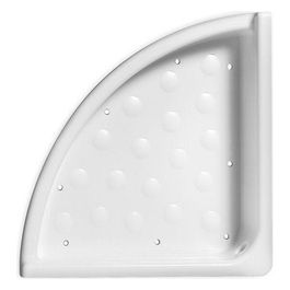 Mensola Bagno Angolare Plus Bianca Cm 20