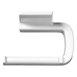 Porta carta igienica da bagno in plastica adesiva Bianco