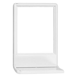 Eliplast Specchio Rettangolare Mensola Bianco Cm 43X29