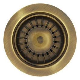APM1VCTPGO Piletta 3,5 Con Troppo Pieno 1 Via Ottone Anticato - Golden