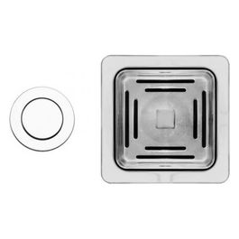 ASP16302 pop-up Waste 1way-3,5square Strainer Plug And Control Knob For Karisma Collection pil.salt Autoamtico 1via 3,5 Griglia Comando Tondo