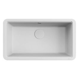 GLOBE 910 BIANCO Lavello 1 vasca cm. 84x48 granitek bianco