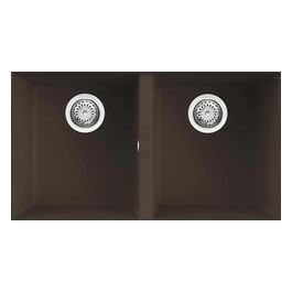 LAV. QUADRA 350 76x44 2 VASCHE ESPRESSO 78 SOTTOTOP