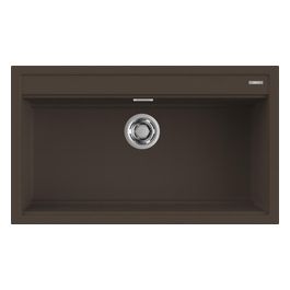 Lavello Best 360 86x51 1 Vasca con Gocciolatoio Espresso 78 Eleganza e Funzionalità in Acciaio Inox per la Tua Cucina Moderna