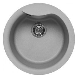 LMEROU79 Ego Round Lavello Metaltek 1 Vasca rotonda 49 cm Alluminio