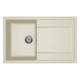 Lavello Life 300 79x50cm 1 Vasca con Gocciolatoio Bianco Antico 62