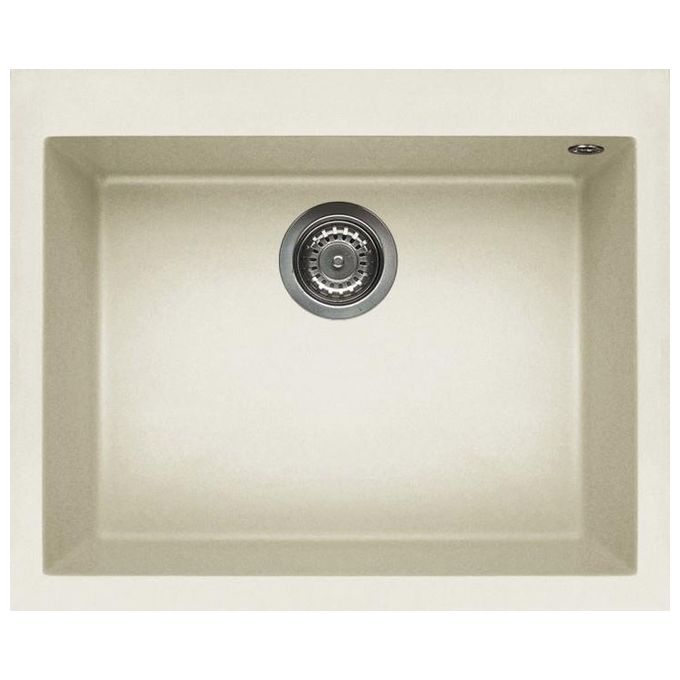 ELLECI LGQ11062 Quadra 110 Lavello Granitek 1 Vasca  61 cm Bianco antico