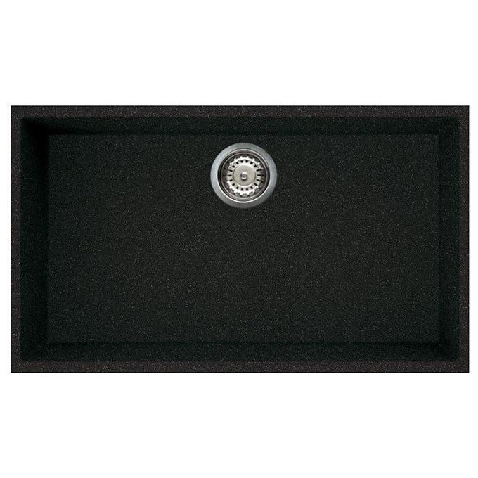 ELLECI LGQ13054BSO Quadra 130 Lavello Granitek 1 Vasca 76 cm Nero