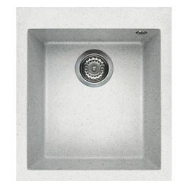 LGQ10052 Quadra 100 Lavello Granitek 1 Vasca 41 cm Bianco