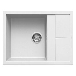 LAVELLO UNICO 125 65X50 1 VASCA CON GOCCIOLATOIO BIANCO 96