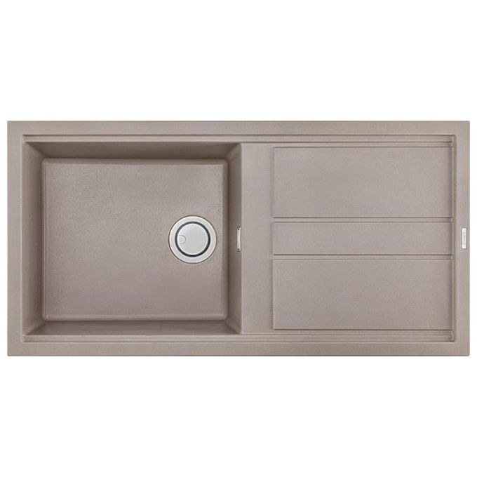 Elleci LGB48043 Best 480 Lavello Granitek gocciolatoio reversibile 1 Vasca 100 cm Tortora