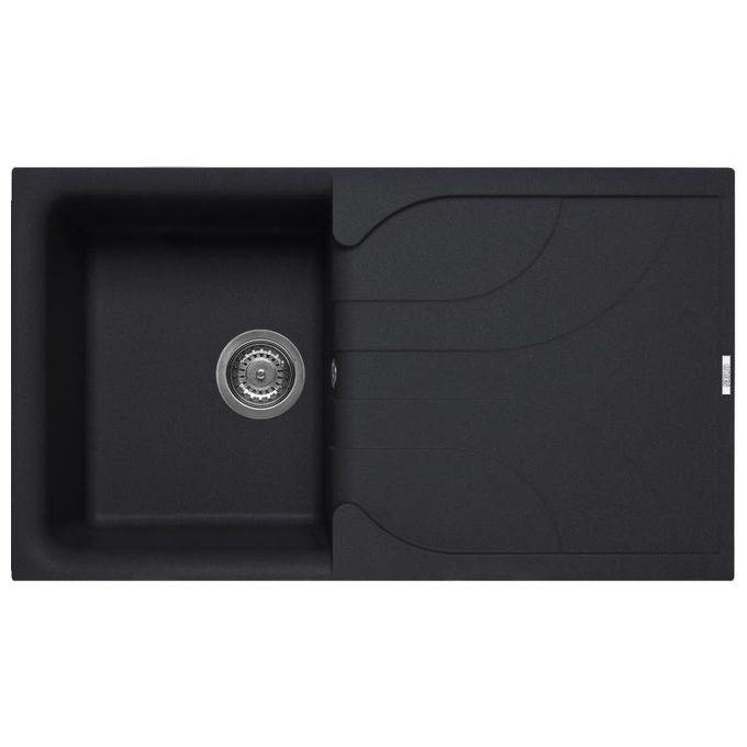 Elleci LGE40059 Ego 400 Lavello Granitek gocciolatoio reversibile 1 Vasca 86 cm Antracite
