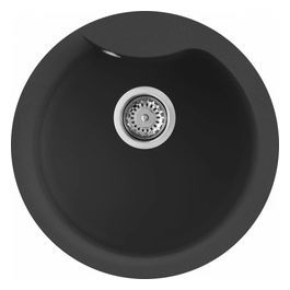 LGEROU40 Ego Round Lavello Granitek 1 Vasca 48.5 cm Nero