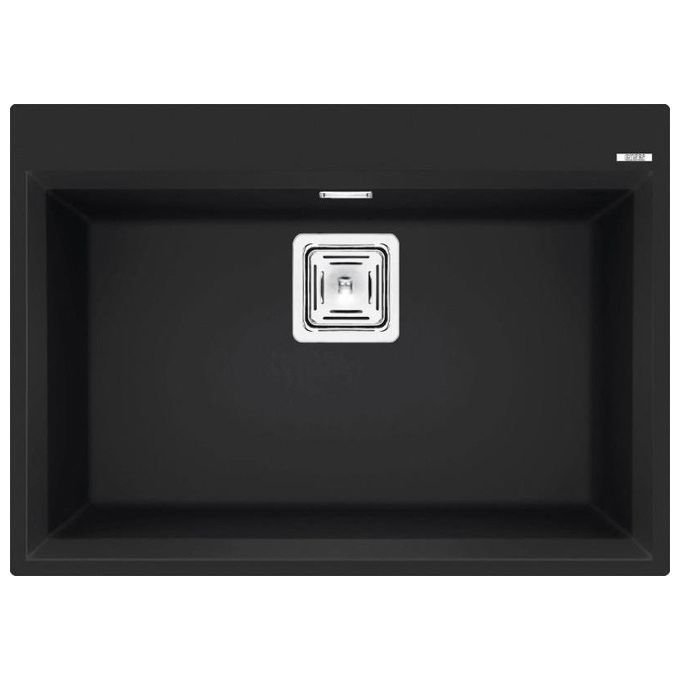 Elleci LGK12040 Karisma 120 Lavello Granitek 1 Vasca 70 cm Nero