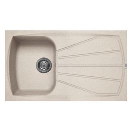 LGL40051 Living 400 Lavello Granitek Gocciolatoio reversibile 1 Vasca 86 cm Avena