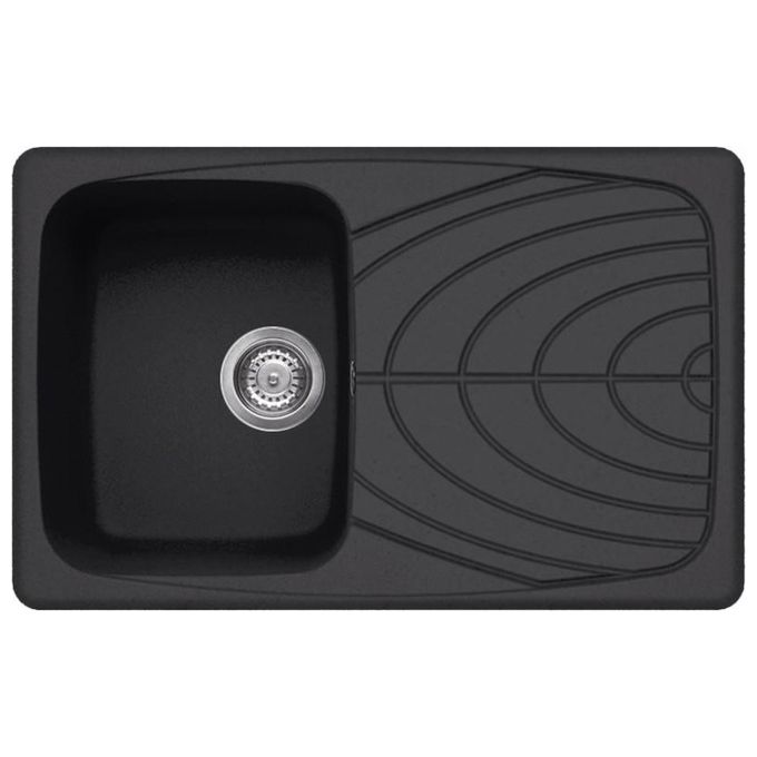 Elleci LGM30059 Master 300 Lavello Granitek gocciolatoio reversibile 1 Vasca 79 cm Antracite