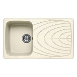 LGM40062 Master 400 Lavello Granitek 1 Vasca 86 cm Bianco antico