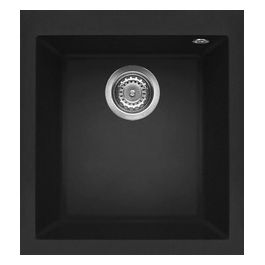 LGQ10040 Quadra 100 Lavello Granitek 1 Vasca  41 cm Nero