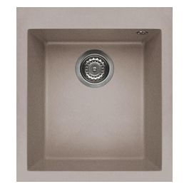 LGQ10043 Quadra 100 Lavello Granitek 1 Vasca  41 cm Tortora