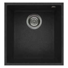 LGQ10054BSO Quadra 100 Lavello Granitek 1 Vasca 38 cm Nero