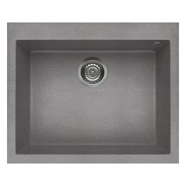LGQ11048 Quadra 110 Lavello Granitek 61 cm 1 Vasca Grigio cemento