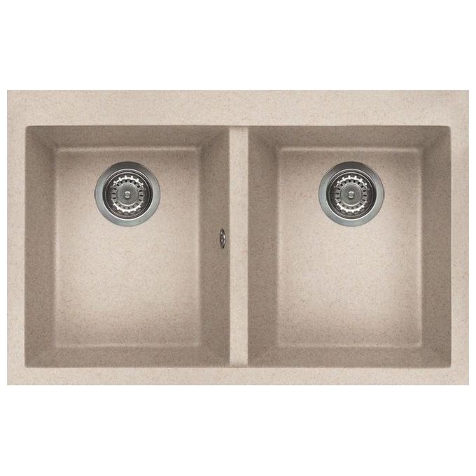 Elleci LGQ35051 Quadra 350 Lavello Granitek 2 Vasche 79 cm Avena