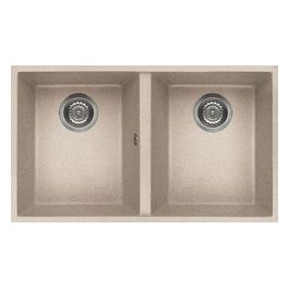 LGQ35051BSO Quadra 350 Lavello Granitek 2 Vasche 79 cm Avena