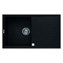 LGT40040 Tekno 400 Lavello Granitek Gocciolatoio reversibile 1 Vasca 86 cm Nero