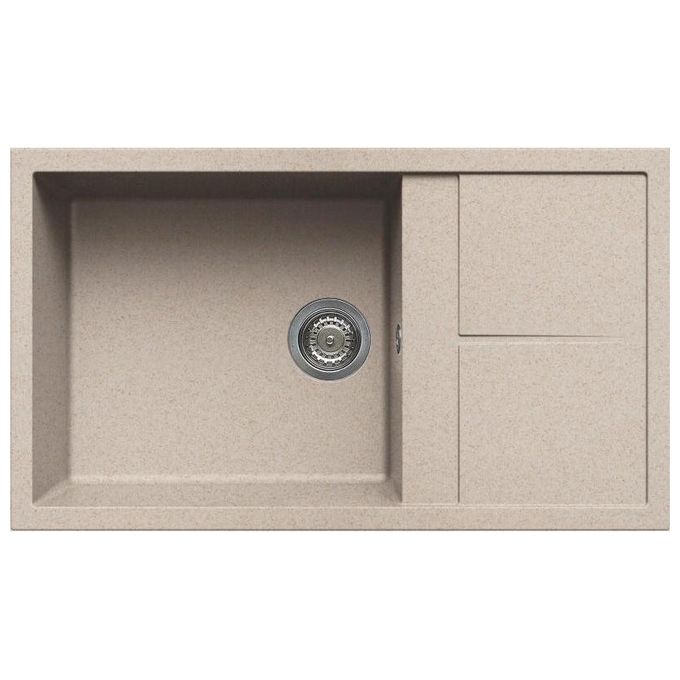 Elleci LGU41051 Unico 410 Lavello Granitek Gocciolatoio reversibile 1 Vasca 86 cm Avena