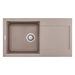 LGY29043 Easy 290 Lavello Granitek gocciolatoio reversibile 1 Vasca 78 cm Tortora