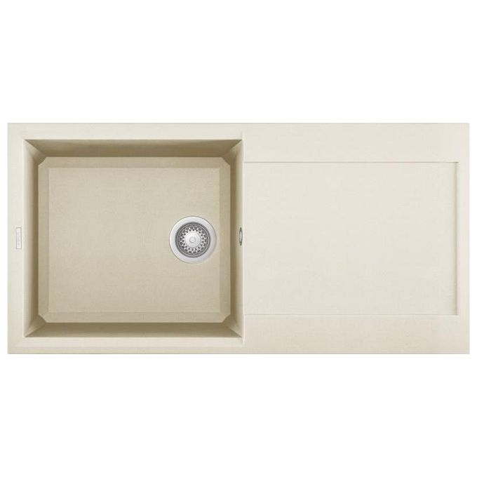 Elleci LGY48062 Easy 480 Lavello Granitek gocciolatoio reversibile 1 Vasca 100 cm Antracite