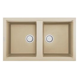 LKB45095 Best 450 Lavello Keratek 2 Vasche 86 cm Champagne