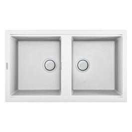 LKB45096 Best 450 Lavello Keratek 2 Vasche 86 cm Bianco